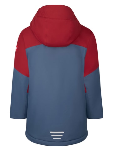 Ski-/ Snowboardjacke "Kongsberg" in Braunrot/ Blau