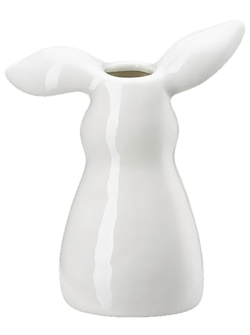 Vase in Weiß - (L)11 cm