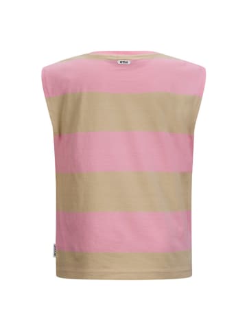 Top "Gislene" lichtroze/beige