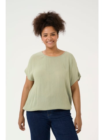 Bluse in Oliv
