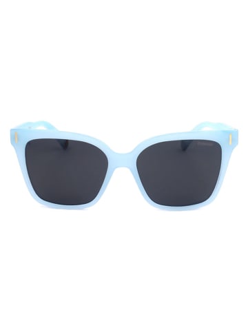 Damen-Sonnenbrille in Hellblau/ Schwarz