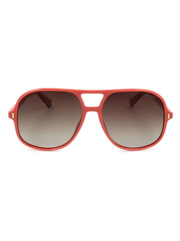 Unisex-Sonnenbrille in Rot