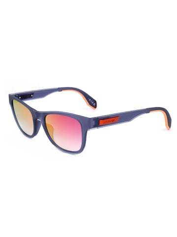 Okulary przeciwsłoneczne unisex w kolorze niebiesko-jasnoróżowym
