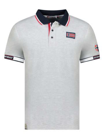 Koszulka polo "Kauge" w kolorze szarym