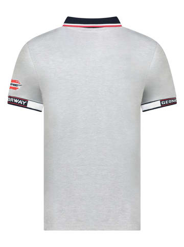 Koszulka polo "Kauge" w kolorze szarym