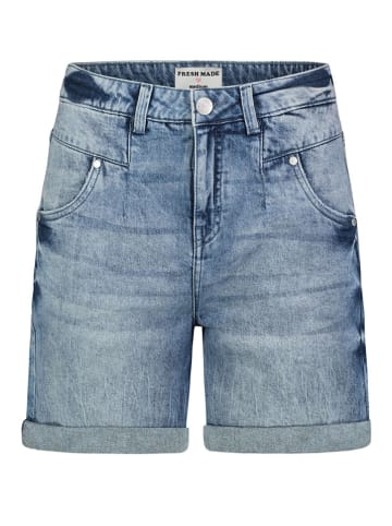Spijkerbermuda blauw