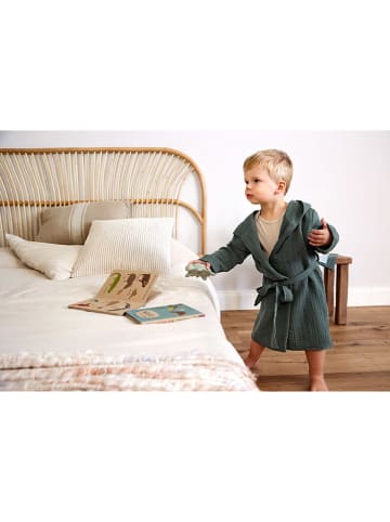 Mousseline badjas groen
