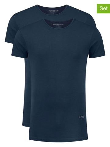 2er-Set: Shirts in Dunkelblau