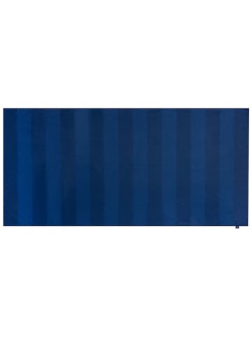 Strandtuch ''Vibrant Stripes" in Dunkelblau - (L)135 x (B)65 cm