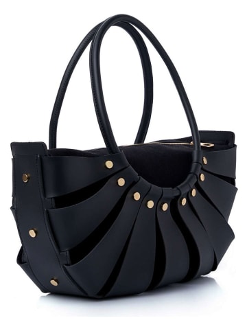 Henkeltasche in Schwarz - (B)35 x (H)18 x (T)15 cm