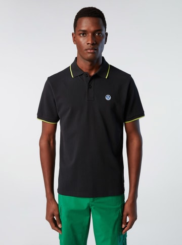 Poloshirt in Schwarz