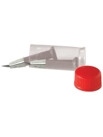 2-delige set: draaibare vervangingsmessen zilverkleurig - (L)5 cm
