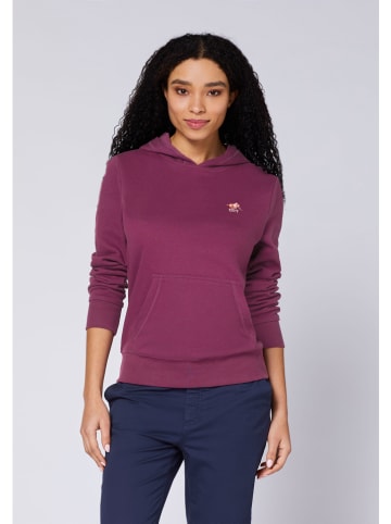 Hoodie in Pflaume