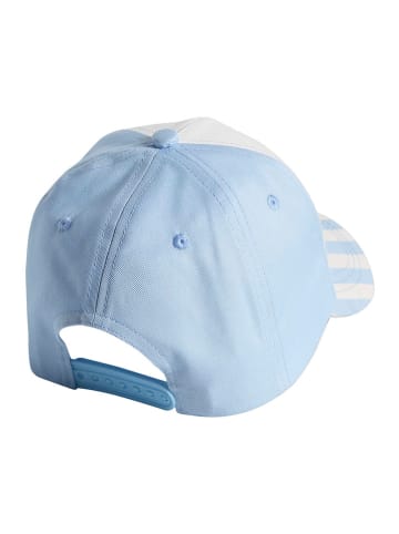 Cap in Creme/ Hellblau