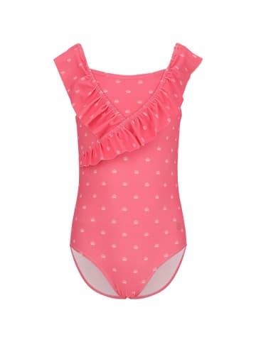 Badeanzug in Pink/ Weiß