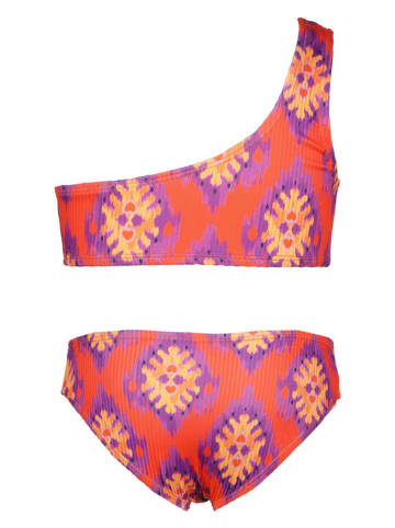 Bikini in Rot/ Lila/ Orange