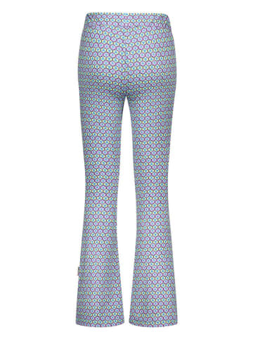 Legginsy "Phoebe" w kolorze fioletowo-błękitno-żółtym