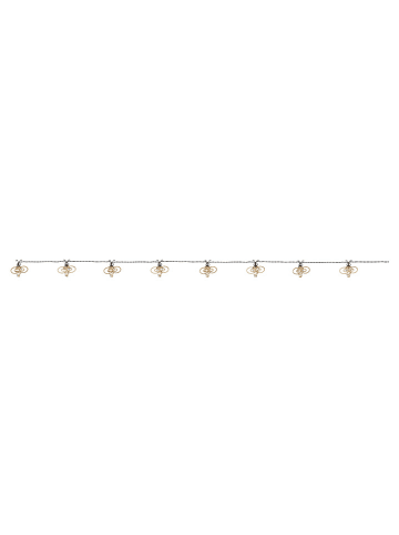Solarny łańcuch świetlny LED "Wings" w kolorze jasnobrązowym - 210 x 10 cm
