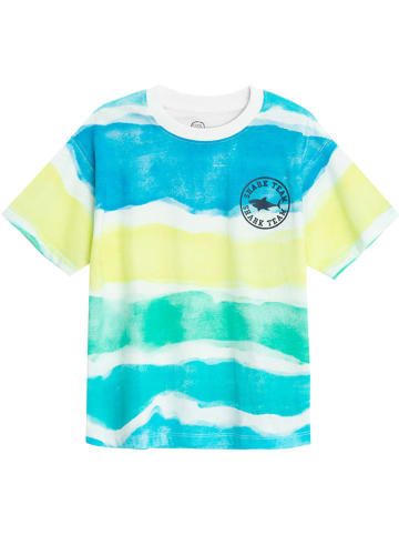 Shirt wit/blauw
