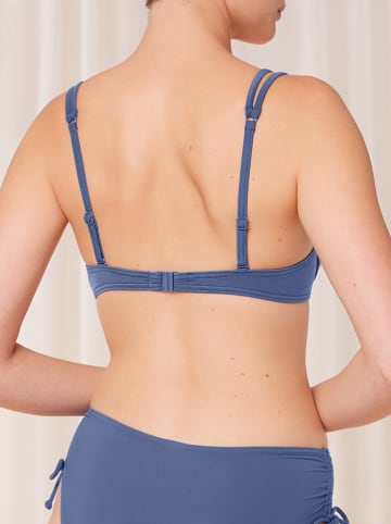 Bikinitop blauw