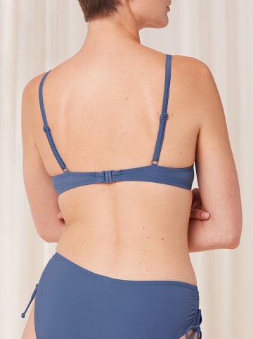 Biustonosz bikini w kolorze niebieskim