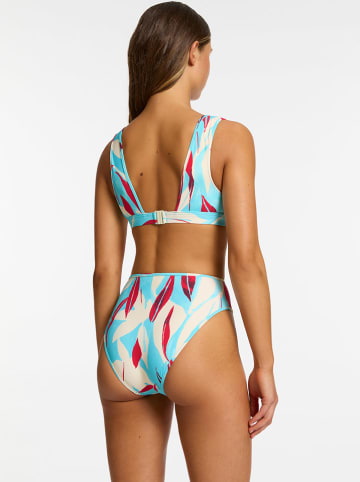 Biustonosz bikini w kolorze błękitnym