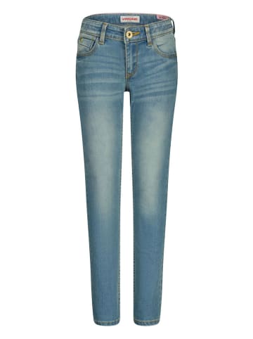 Dżinsy - Skinny fit - w kolorze niebieskim