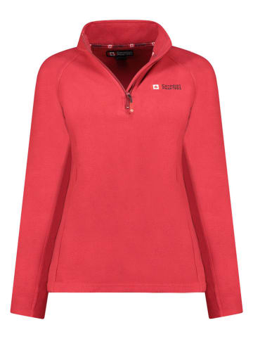 Fleece trui "Tugeak" rood