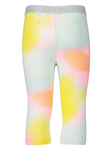Legginsy w kolorze turkusowym ze wzorem