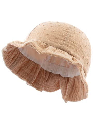 Hut "Punkte" in Beige