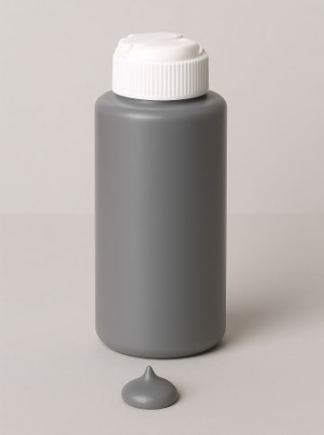 Farba w kolorze szarym do tkanin - 125 ml