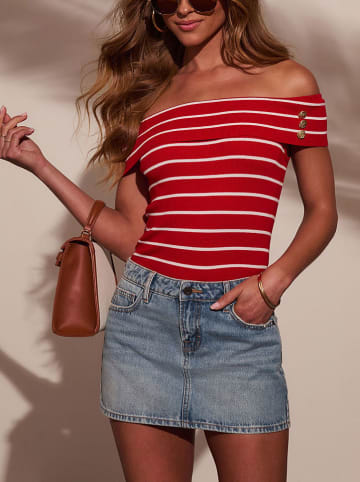 Shirt rood/wit