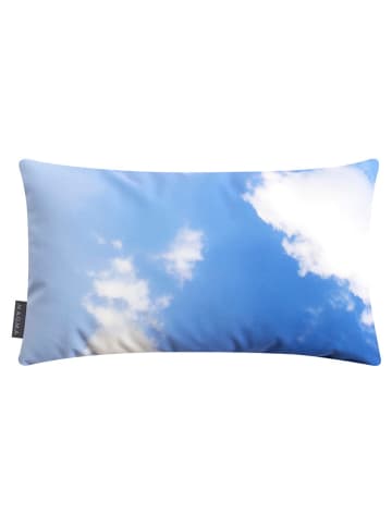 Kissen "Gartenzwerg" in Blau - (L)30 x (B)50 cm