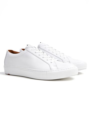 Leder-Sneakers "Abel" in Weiß