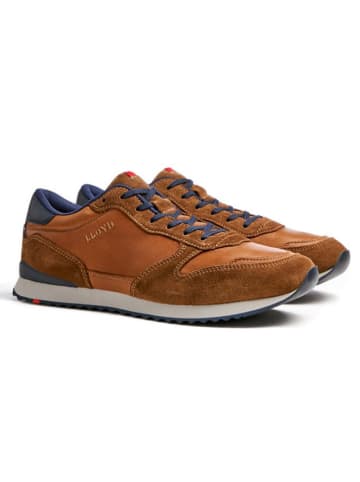 Leder-Sneakers "Edmond" in Hellbraun