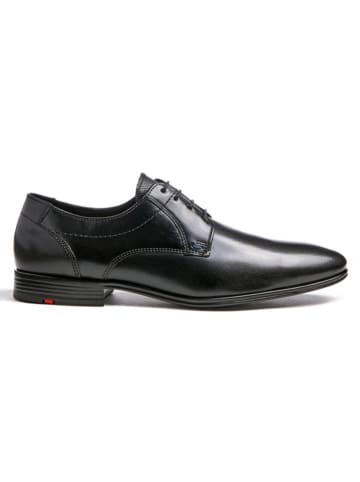 Leder-Schnürschuhe "Osmond" in Schwarz