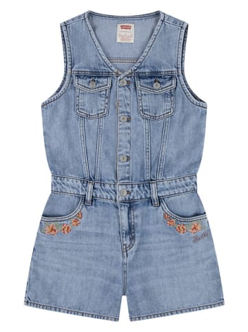 Jeans-Jumpsuit in Hellblau