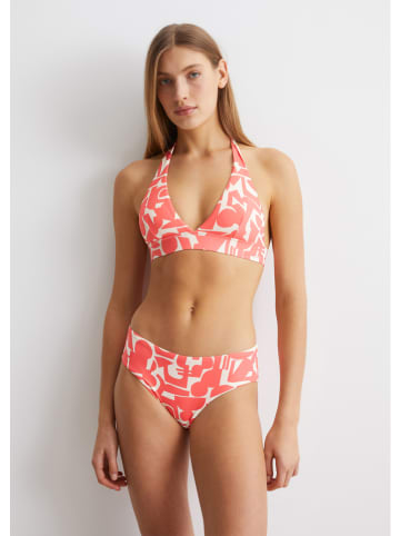 Bikini-Oberteil in Pink/ Creme