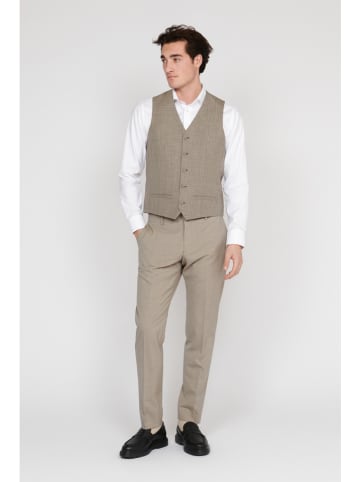 Anzugsweste in Beige