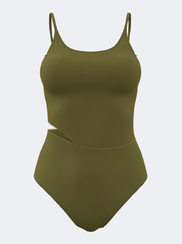 Badeanzug in Khaki