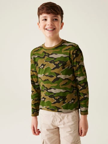 Longsleeve "Wenbie III" groen/kaki