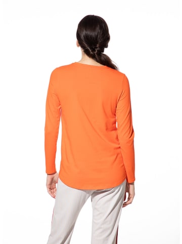 Pyjama-Oberteil in Orange