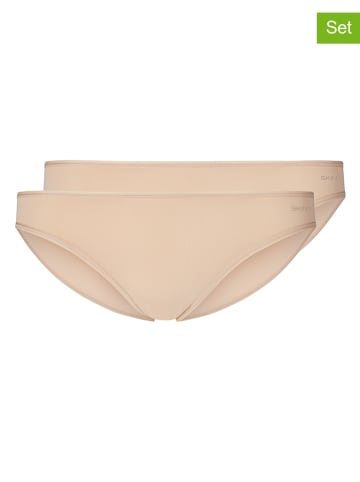 2-delige set: slips beige