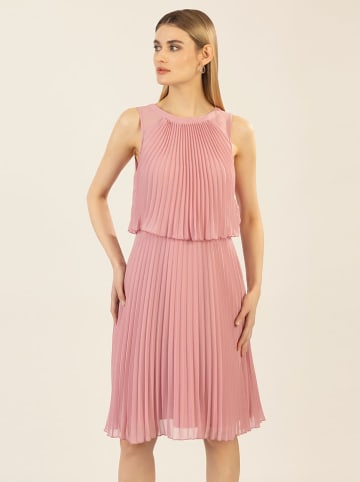Plisseekleid in Rosa
