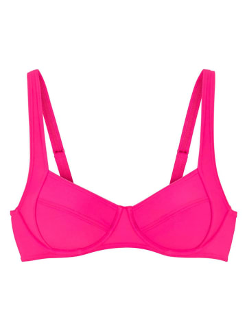 Biustonosz bikini w kolorze różowym