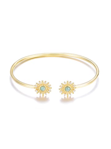 Vergulde armband met edelstenen
