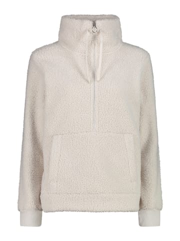 Fleecepullover in Creme