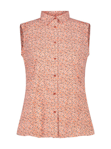 Functionele blouse lichtroze/oranje