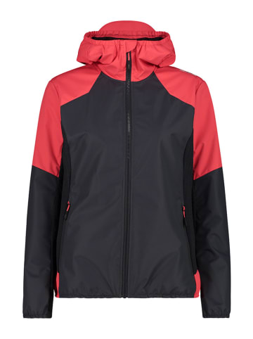 Skijacke in Schwarz/ Rot