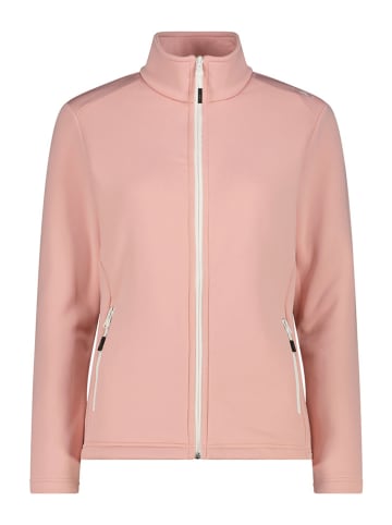 Fleece vest lichtroze